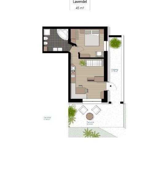 Апартаменты 1 Спальня, Apartm. & Bb Ferienidylle Gstrein