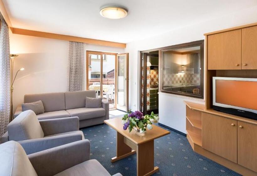 Апартаменты 1 Спальня с Террасой, Apartm. & Bb Ferienidylle Gstrein