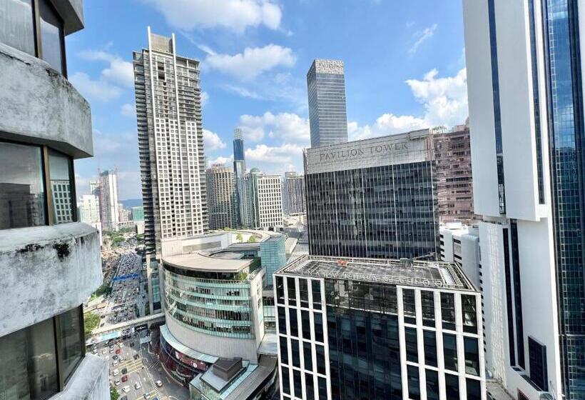 ３ベッドルームアパートメント, Wcj Cozy Dual Key Kl City With Pavilion View
