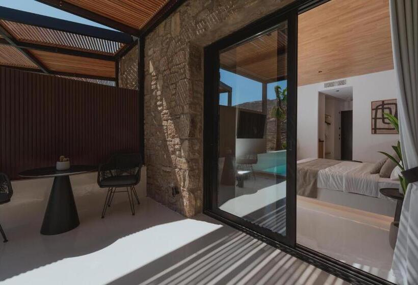Полулюкс с Бассейном, Ftelia Black Villas