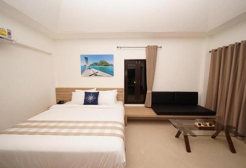 带大床的豪华间, Aquavana Haad Rin Resort
