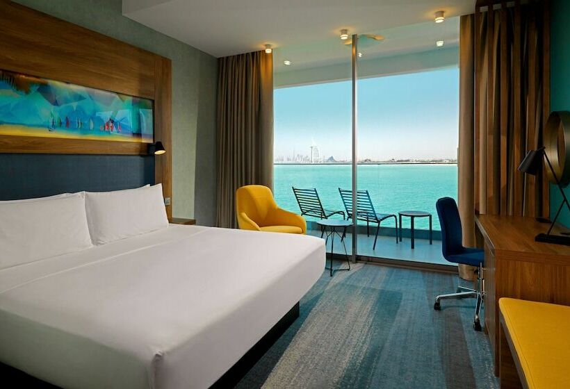 Номер Стандарт Двуспальная Кровать Боковой Вид на Море, Aloft Palm Jumeirah