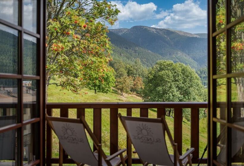 اتاق لوکس سه تخته, Pension Slunečnice & Panorama Restaurace Farma