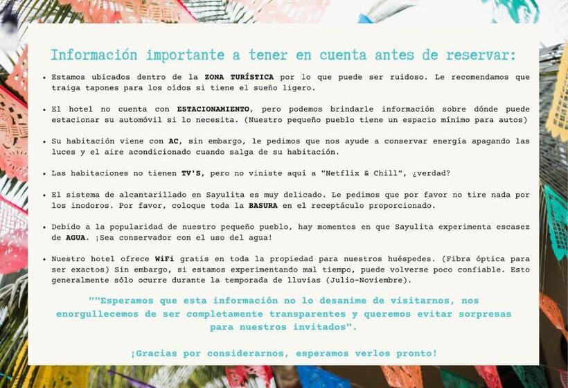 オーシャンビュースタンダードルームバルコニー付き, Sayulita Central
