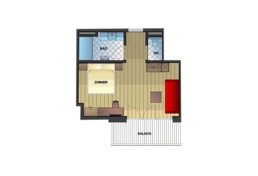 اتاق لوکس با بالکن, Appartement Pension Kendlbacher