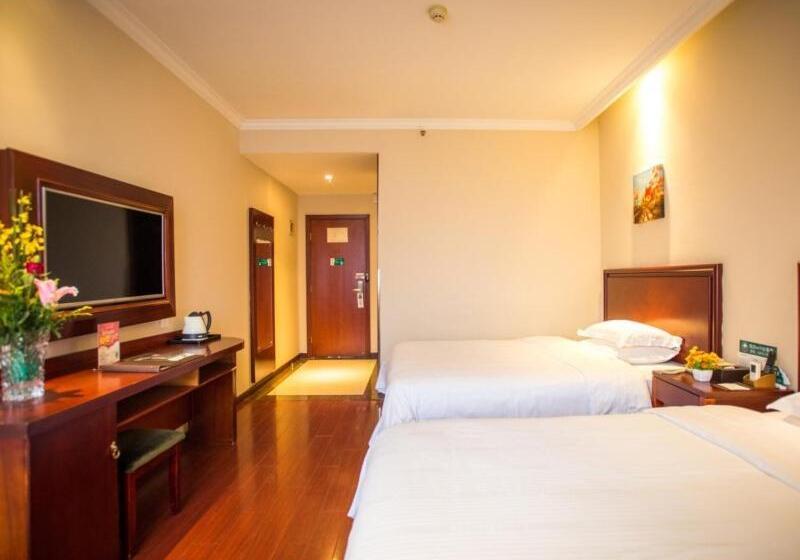 디럭스 패밀리 룸, Greentree Inn Shanghai Waigaoqiao Free Trade Zone Express