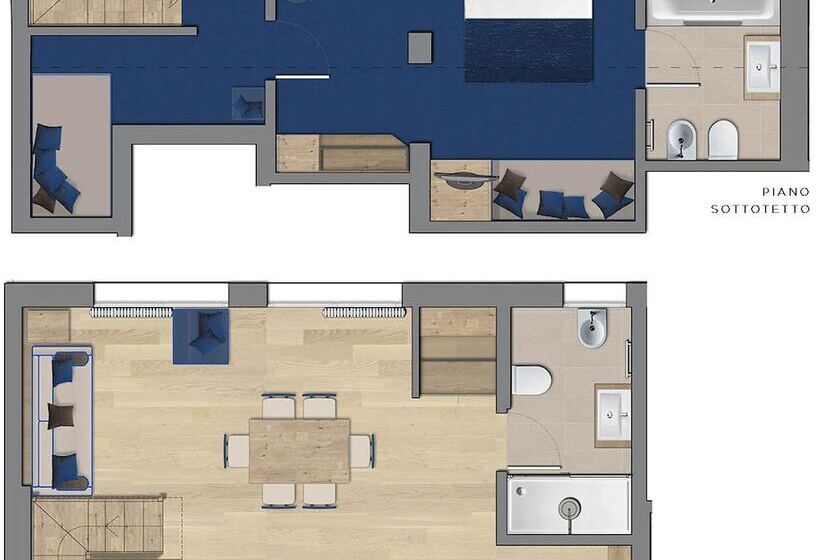 침실 1개 수피리어 아파트, Residence Langes
