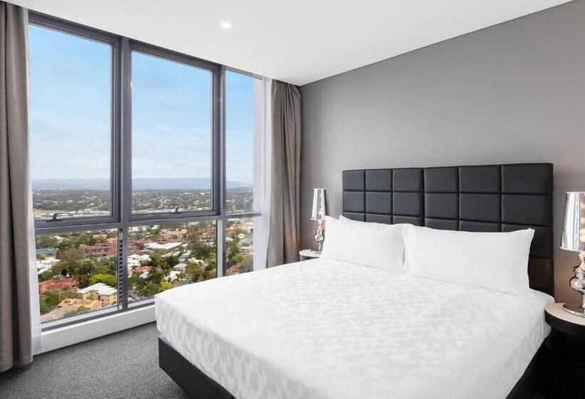 带2个卧室的套房, Meriton Suites Southport