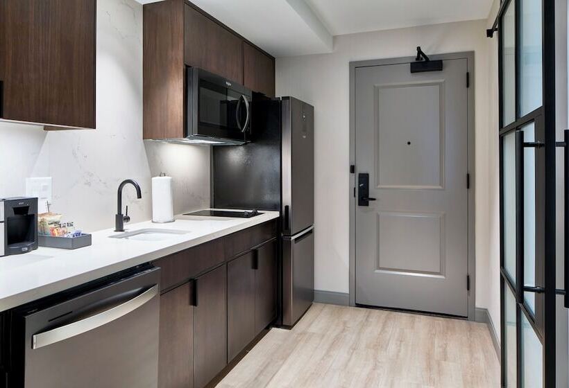 اتاق استاندارد با تخت دو نفره بزرگ, Residence Inn by Marriott Nashville Downtown/Convention Center