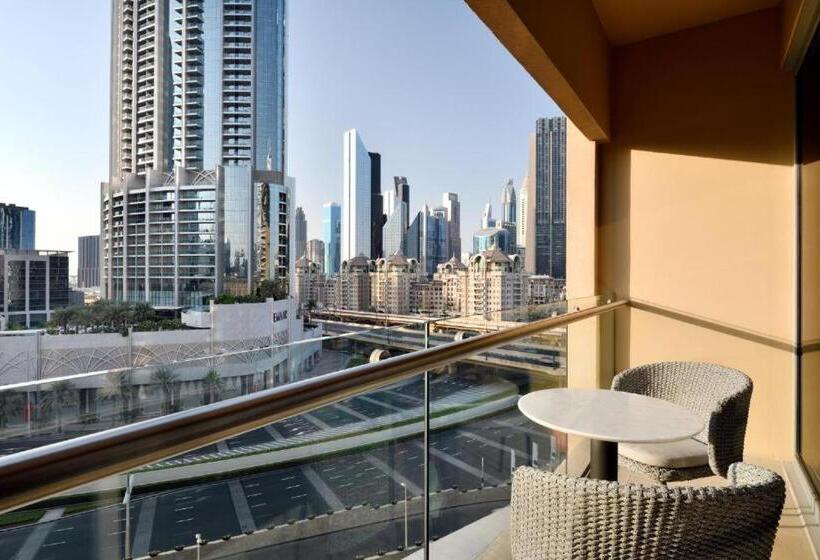 带大床的标准工作室, The Dubai Mall Residences