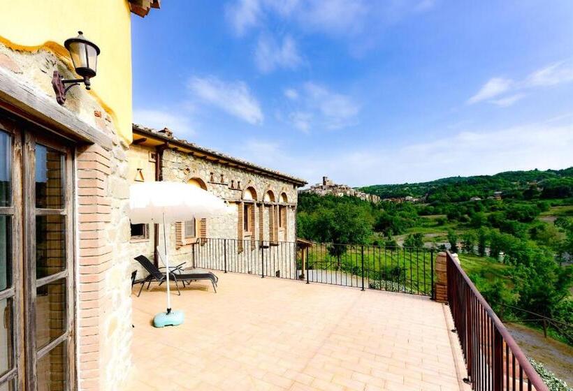 デラックスビラの１ベッドルーム, Agriturismo Castello Delle Fornaci   Private Jacuzzi