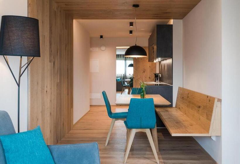 Апартаменты 1 Спальня с Террасой, Aparthotel Abiná Lana Höhe
