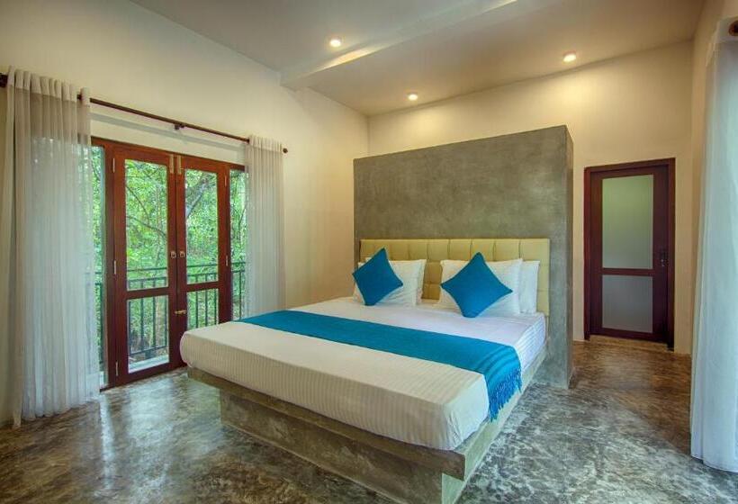 带阳台的豪华间, Wild Nest Villa Unawatuna