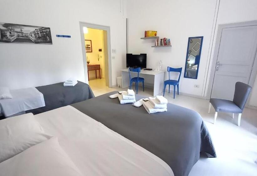 اتاق استاندارد سه نفره, Bed&book Palazzo Cutelli
