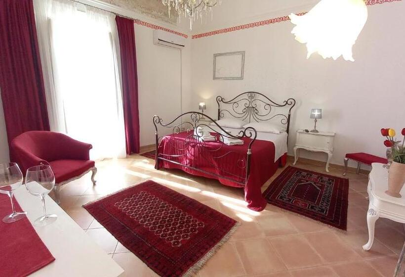 اتاق استاندارد با بالکن, Bed&book Palazzo Cutelli