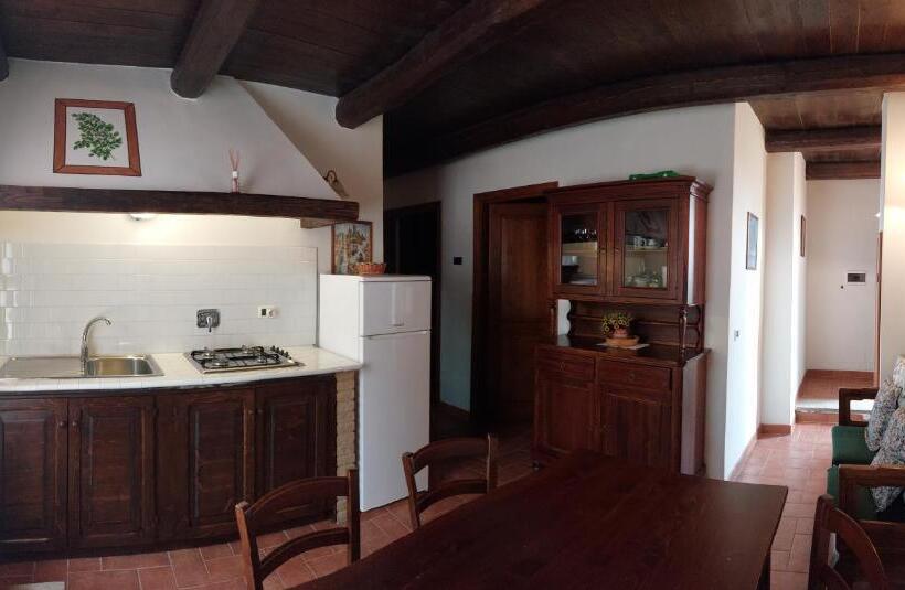침실 1개 발코니 아파트, Agriturismo Collelignani