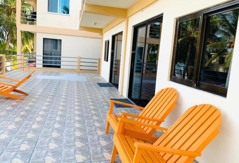 إستوديو قياسى مطل على البحر, Beach Side Condos Caye Caulker By Ccvh