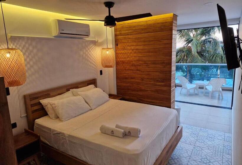 اتاق استاندارد با بالکن و چشمانداز دریا, Camino Palmero Coveñas