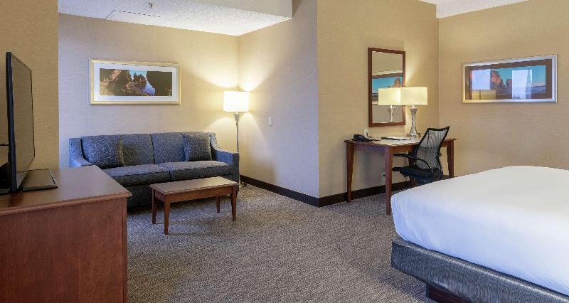 キングサイズベッドのスタンダードルーム, Hilton Saint John