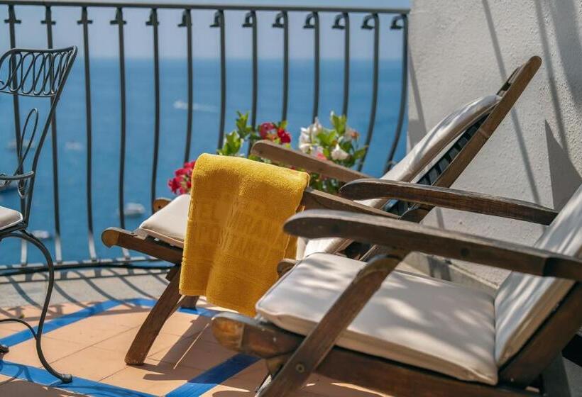 Номер Deluxe Вид на Море, Albergo Miramare Positano