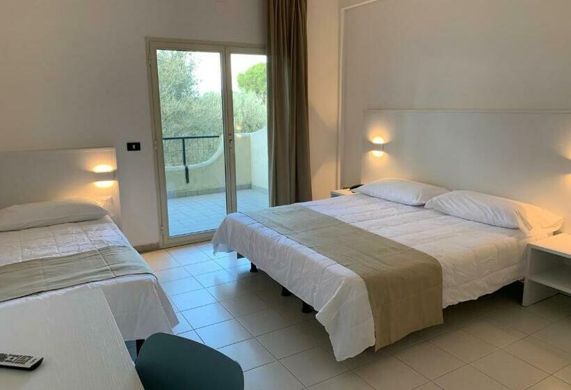 스탠다드 트리플 룸 가든 전망, Cdshotels Terrasini   Città Del Mare