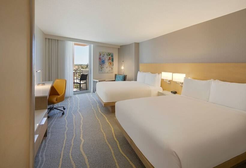 스탠다드 룸 더블 침대 2개, Delta Hotels By Marriott Daytona Beach Oceanfront