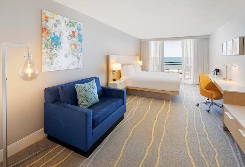 Номер Стандарт Двуспальная Кровать Вид на Море, Delta Hotels By Marriott Daytona Beach Oceanfront