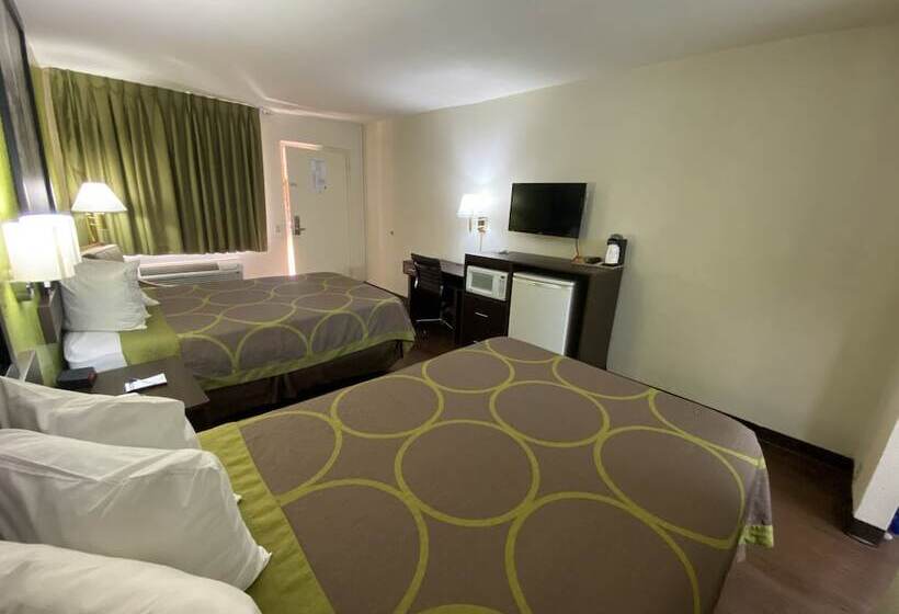 חדר סטנדרט שתי מיטות זוגיות, Super 8 By Wyndham El Paso Airport