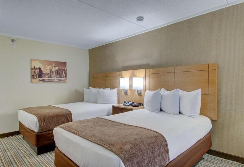 带2个双人床的标准工作室, Best Western Royal Plaza Hotel And Trade Center