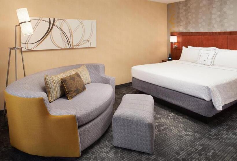 带大床的标准间, Courtyard Chicago Deerfield