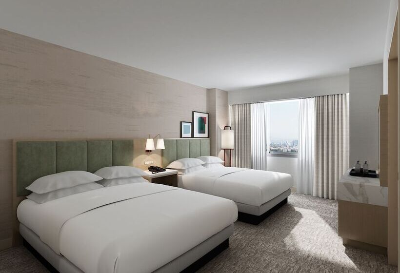 Номер Стандарт 2 Двуспальные Кровати, Hilton Santa Monica Hotel & Suites