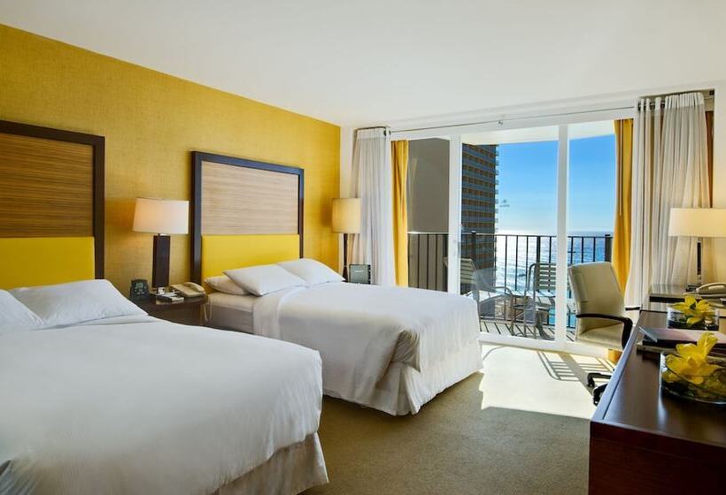اتاق پرمیوم با چشم‌انداز دریا, Hilton Waikiki Beach Resort & Spa