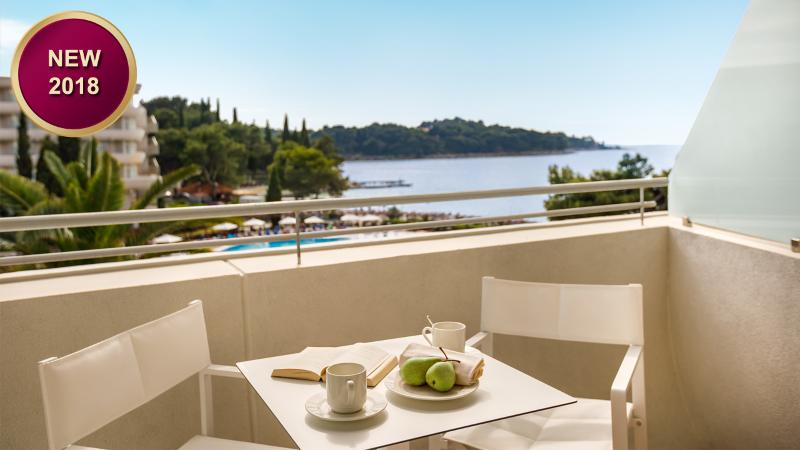 اتاق سوپریور با چشم‌انداز جانبی دریا, Remisens Hotel Albatros All Inclusive