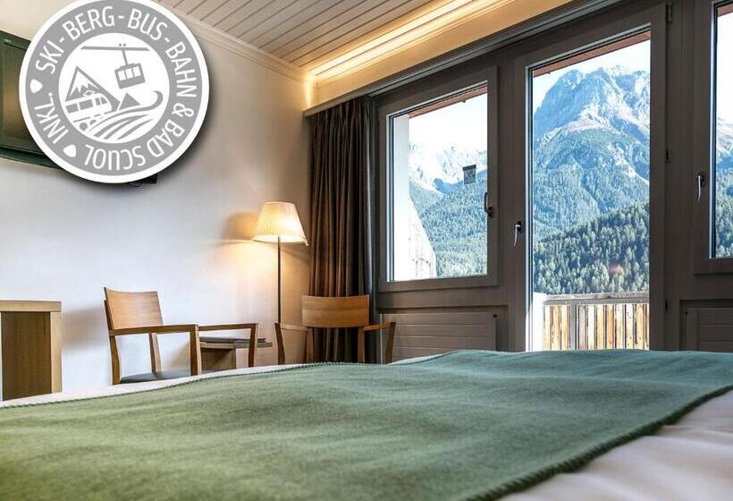 اتاق استاندارد یک نفره, Engadiner Boutique Hotel Guardaval