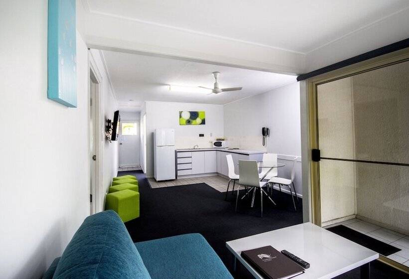 침실 2개 아파트, The Beach Motel Hervey Bay