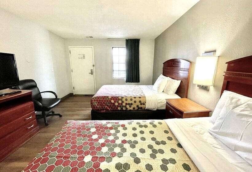 غرفه قياسيه سريرين مزدوجين, Red Carpet Inn Philadelphia Airport