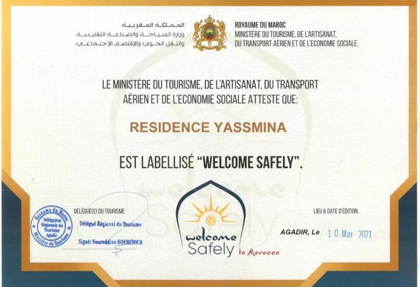 Apartament 1 Sypialnia Ogród, Residence Yasmina Agadir