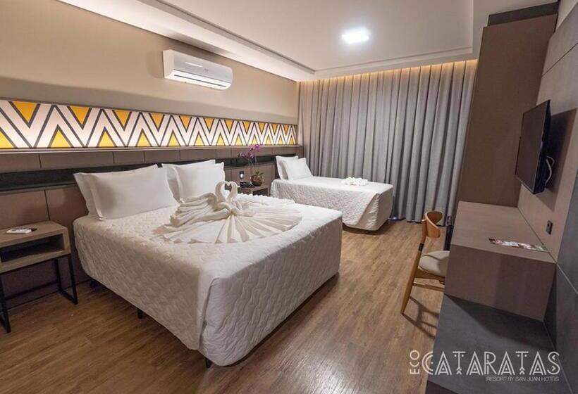 수피리어 트리플 룸, Complexo Eco Cataratas Resort By Sj