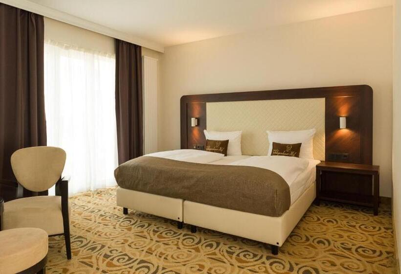 Deluxe room with river view, Schopenhauer Hof