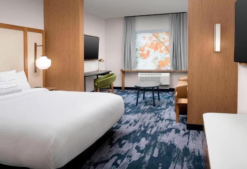带大床的套房, Fairfield Inn & Suites By Marriott New Orleans Metairie