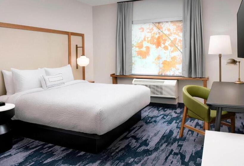 适合残疾人士使用的带超级大床的标准间, Fairfield Inn & Suites By Marriott New Orleans Metairie