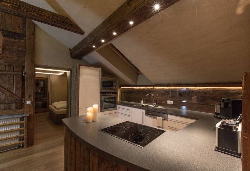 침실 2개 디럭스 아파트, Chalet Alpin