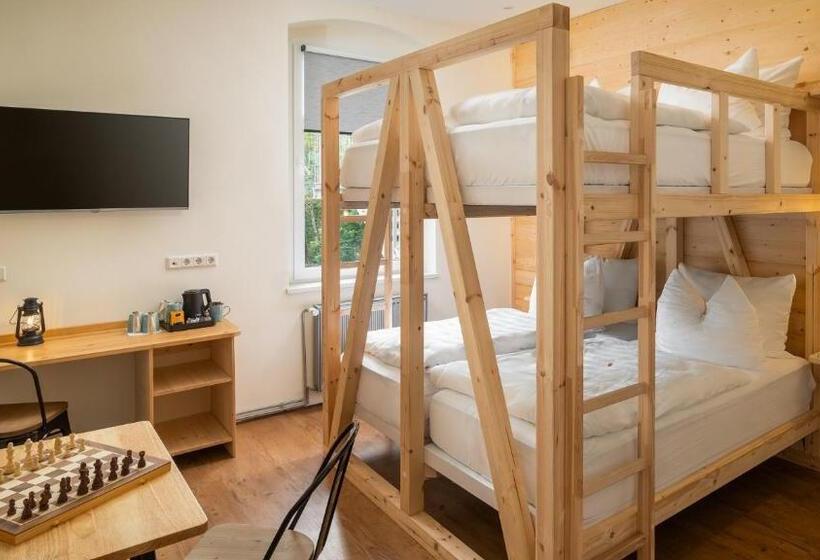 4인용 스탠다드 룸, Bodetaler Basecamp Lodge   Bergsport  Und Naturerlebnis
