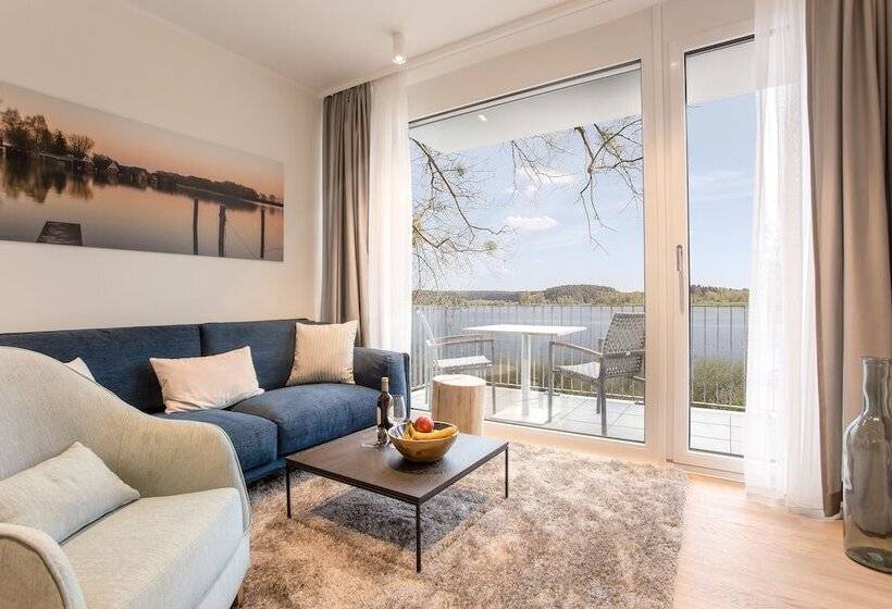 침실 1개 디럭스 아파트, Maremüritz Yachthafen Resort
