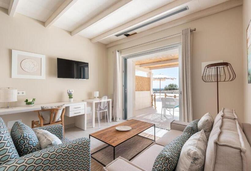 Люкс с Террасой, Agroturismo Llucasaldent Gran Menorca   Adults Only
