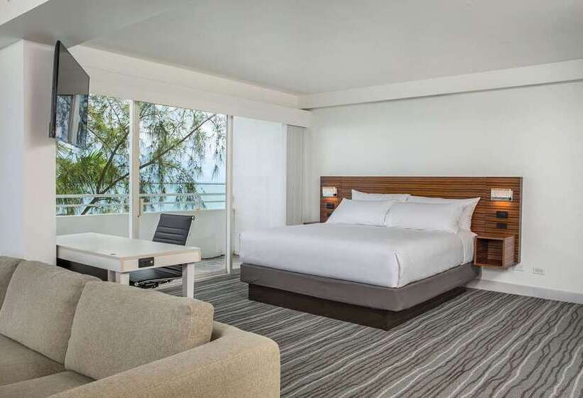 带海景的标准工作室, Home2 Suites By Hilton Ormond Beach Oceanfront