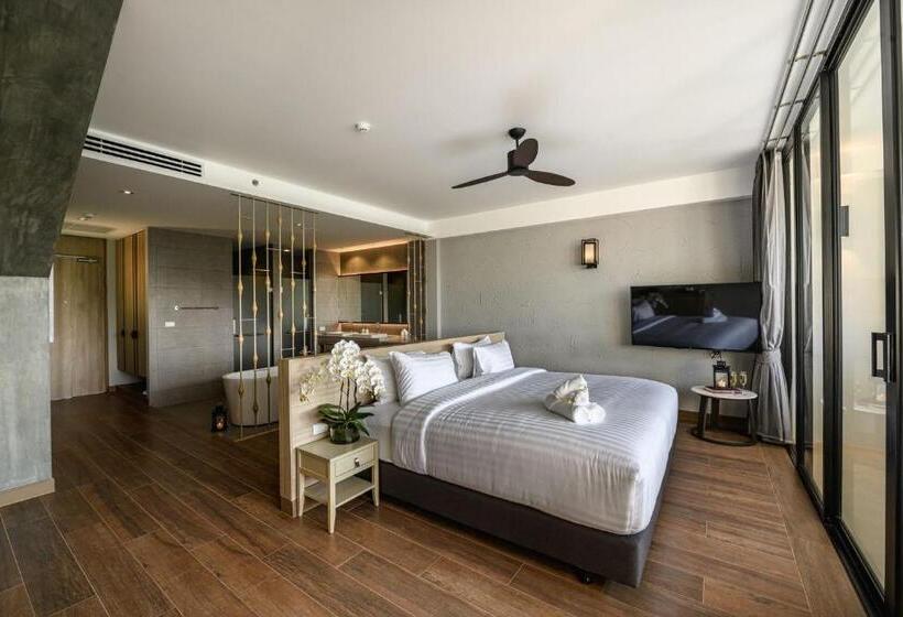 빌라 1 베드룸 - 수영장, Isanook Resort & Suites Hua Hin