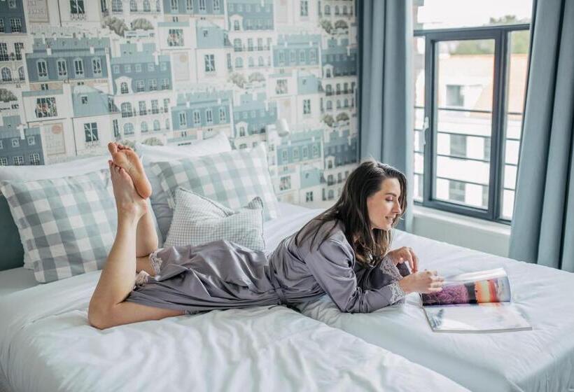 디럭스 룸 도시 전망, Pink Flamingo Boutique Hostel