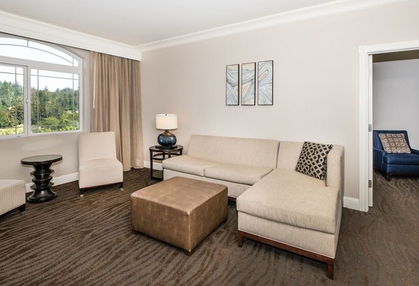 발코니가 있는 스위트, Hilton Santa Cruz/scotts Valley