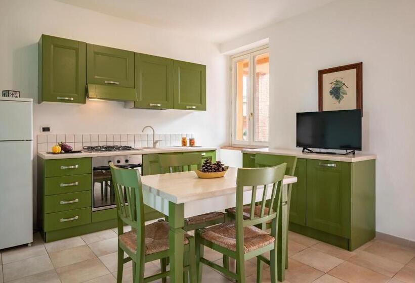 Апартаменты 1 Спальня Вид на Бассейн, Ombra Verde Residence E B&b